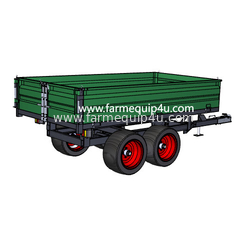 China Farm Trailer With Swing Tailgate,Farm transport tractor tow behind trailer,sansen Trailer,farm machinery manufacturer supplier