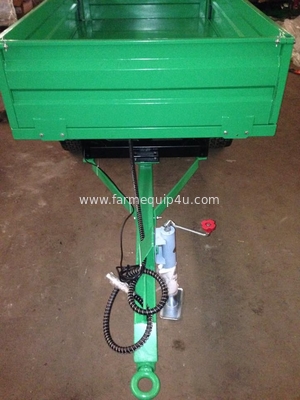 2T4W - Off Road Hydraulic Dump Trailer With CE 2ton Loading Weight; Tractor Farm Tipper Trailer supplier
