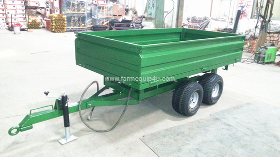 2T4W - Off Road Hydraulic Dump Trailer With CE 2ton Loading Weight; Tractor Farm Tipper Trailer supplier