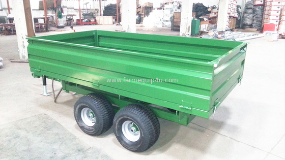2T4W - Off Road Hydraulic Dump Trailer With CE 2ton Loading Weight; Tractor Farm Tipper Trailer supplier
