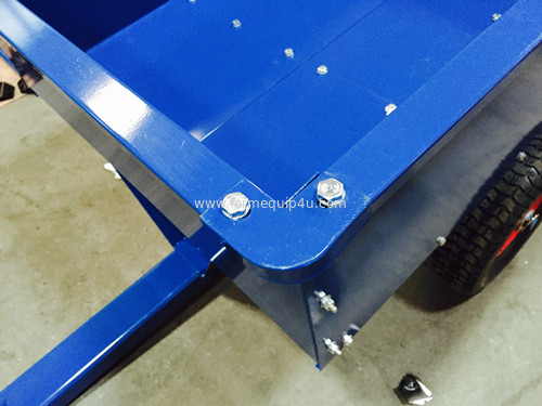 WCART- 2Wheel 9.9cubic. Utility Cart Trailers -Foldable Garden Trailer With Bolted Box supplier