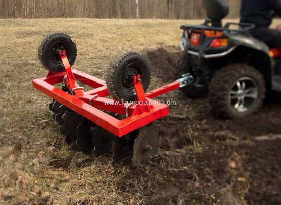 ADH120 - ATV Disc Harrow 1.2m; 8 Discs Farm Harrow ; Agriculture Machinery Disk Harrow Tow Behind ATV supplier