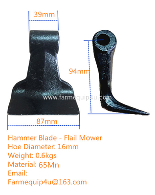 Hammer Blade for EFGC,EFGCH,AGF Flail mower blade supplier
