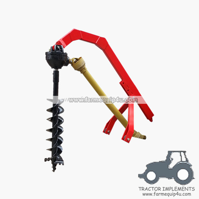 tractor 3point hitch post hole digger with different sizes Augers available supplier