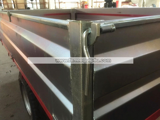 Dump Trailer With Higher Wire Mesh Panels ;Farm Machinery ;Tractor Trailer For Hobby Farm supplier