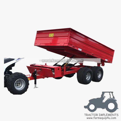 2TR4WM - Euro style Off-road hydraulic dump trailer with power unit 2Ton supplier