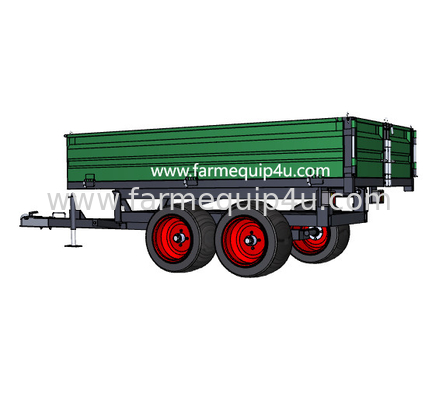 Farm Trailer With Swing Tailgate,Farm transport tractor tow behind trailer,sansen Trailer,farm machinery manufacturer supplier