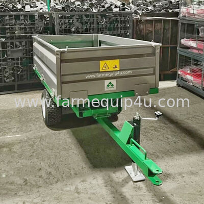 Tractor Tow Behind 2 Wheel Hydraulic Tipper Trailer 0.5ton 500kgs supplier