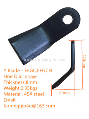 Flail Mower Type Blade; Y Blade ,T Blade, Hammer Blade supplier