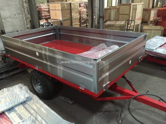 4T2W - 2wheel Dump Trailer With Loading Capacity 4ton;Farm Tractor Box Trailer; Hydralic Tipping Trailer supplier