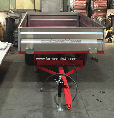 4T2W - 2wheel Dump Trailer With Loading Capacity 4ton;Farm Tractor Box Trailer; Hydralic Tipping Trailer supplier