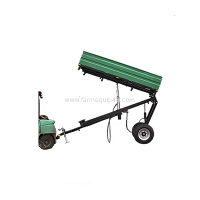 Single Axle 3way Hydraulic Dump Trailer; Small Farm Trailer With three Side Tipping supplier