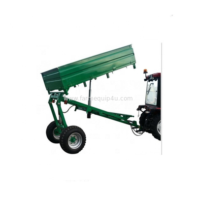 Single Axle 3way Hydraulic Dump Trailer; Small Farm Trailer With three Side Tipping supplier
