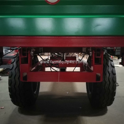 Double Panels -Off Road Hydraulic Dump Trailer 1.5ton; Tractor Trailer For Hobby Farm supplier