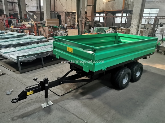 2T4W - Off Road Hydraulic Dump Trailer With CE 2ton Loading Weight; Tractor Farm Tipper Trailer supplier