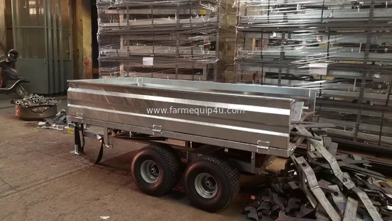 Farm Tractor Trailer With Hot Dip Galvanized; Agriculture Transport Tipping Trailer supplier