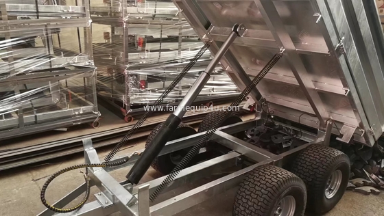 Farm Tractor Trailer With Hot Dip Galvanized; Agriculture Transport Tipping Trailer supplier