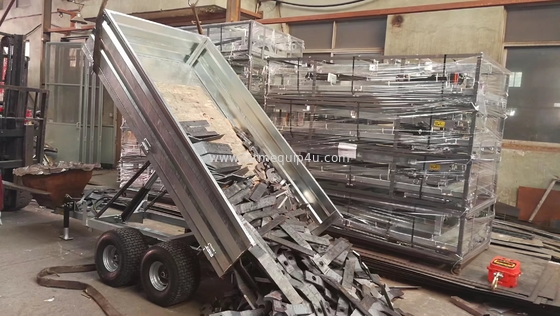 Farm Tractor Trailer With Hot Dip Galvanized; Agriculture Transport Tipping Trailer supplier