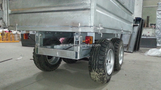 Farm Tractor Trailer With Hot Dip Galvanized; Agriculture Transport Tipping Trailer supplier