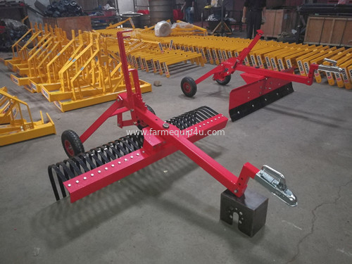 ALR - ATV Landscape Raker With Rear Wheel, Height Adjustable ,Farm Cultivating Machinery supplier