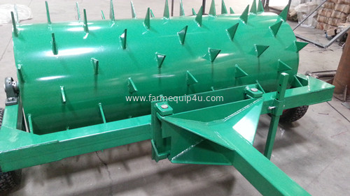 ALRT-Atv Towable  Ballast Lawn Roller With Aerator Spikes; Atv Ballast Roller With Spike Tooth For Farm Cultivate supplier