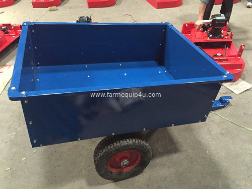 WCART - 2Wheel 9.9cubic. Utility Cart Trailers; single axle Atv Trailer; Garden Trailer For Atv Quad supplier