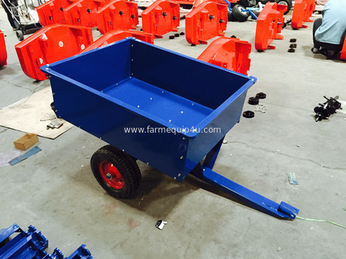 WCART - 2Wheel 9.9cubic. Utility Cart Trailers; single axle Atv Trailer; Garden Trailer For Atv Quad supplier