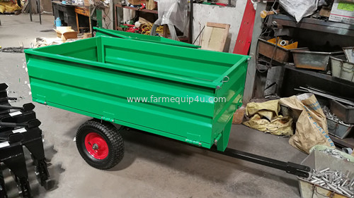 2WCART-  2Wheel 17cubic. Utility Cart Trailers; Garden Trailer Tow Behind ATV; Atv Attachment Farm Trailer supplier