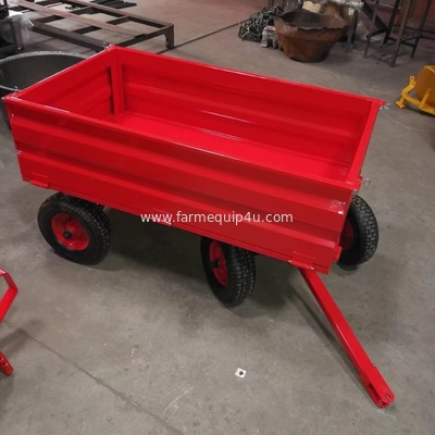 4WCART-  4Wheel 17cubic. Utility Cart Trailers; Doule Axle Atv Trailer; Trailer For Garden Transport;Farm Machinery supplier