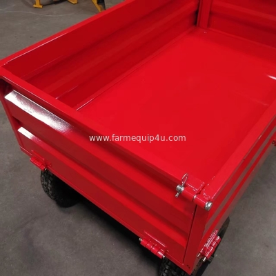 4WCART-  4Wheel 17cubic. Utility Cart Trailers; Doule Axle Atv Trailer; Trailer For Garden Transport;Farm Machinery supplier