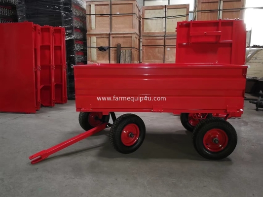 4WCART-  4Wheel 17cubic. Utility Cart Trailers; Doule Axle Atv Trailer; Trailer For Garden Transport;Farm Machinery supplier