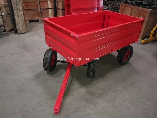 4WCART-  4Wheel 17cubic. Utility Cart Trailers; Doule Axle Atv Trailer; Trailer For Garden Transport;Farm Machinery supplier