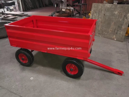 4WCART-  4Wheel 17cubic. Utility Cart Trailers; Doule Axle Atv Trailer; Trailer For Garden Transport;Farm Machinery supplier
