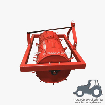 BRS - Tractor 3pt Implements Lawn Aerator Roller With Tines; Farm machinery Land Roller supplier