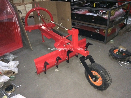 HDGBRW - Tractor 3point Hitch Grader Blade With Rippers With Rear Support Wheel ;Heavy Duty Ripper Grader Blade For Farm supplier