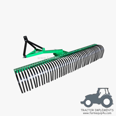 LR - Farm Implements Tractor 3-Point Mounted Landscape Raker; Tractor Attachment Stick Rake supplier