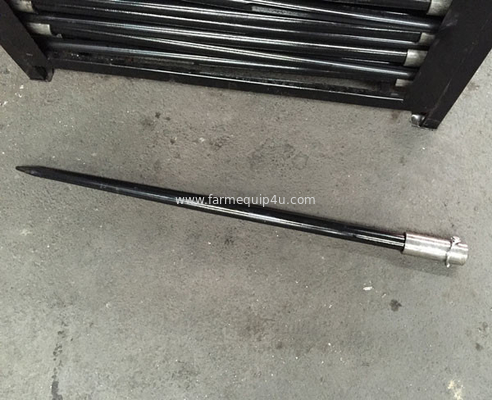 HSP- Hay Spear With Pin And Sleeve For Skid Steer Loader; Bale Spear Tine For Front End Loader supplier