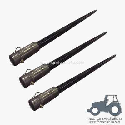 HSP- Hay Spear With Pin And Sleeve For Skid Steer Loader; Bale Spear Tine For Front End Loader supplier