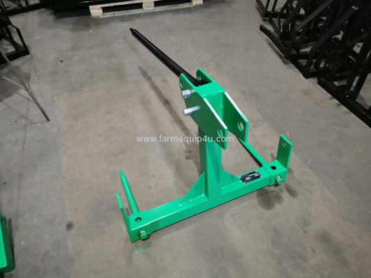 BS-1 Tractor 3 Point Bale Spear With Cat.1; Hay Spear For Bale Moving supplier
