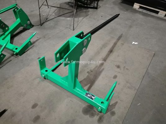 BS-1 Tractor 3 Point Bale Spear With Cat.1; Hay Spear For Bale Moving supplier