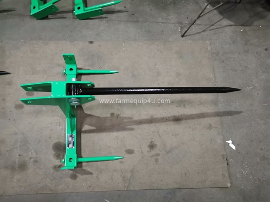 BS-1 Tractor 3 Point Bale Spear With Cat.1; Hay Spear For Bale Moving supplier