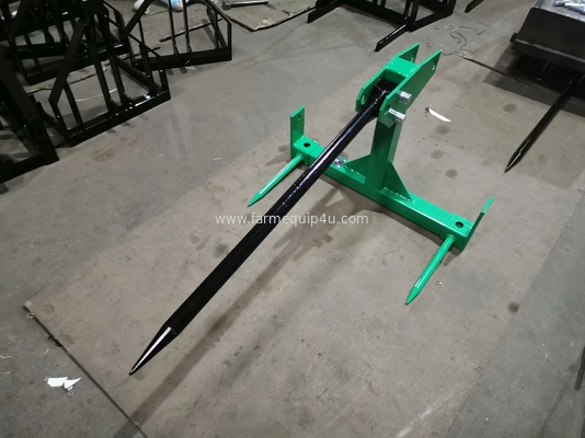 BS-1 Tractor 3 Point Bale Spear With Cat.1; Hay Spear For Bale Moving supplier