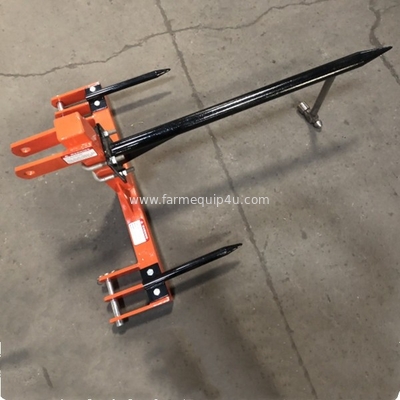 BS1200 -3 Point Bale Spear With Tractors Cat.2, Farm Implements Hay Spear For Tractors; 3pt Implements For Bale Moving supplier