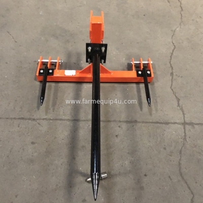 BS1200 -3 Point Bale Spear With Tractors Cat.2, Farm Implements Hay Spear For Tractors; 3pt Implements For Bale Moving supplier