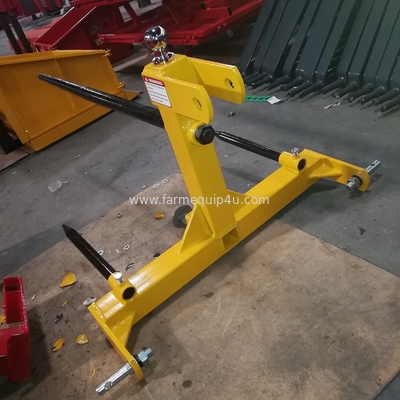 BSH -3 Point Bale Spear Cat.1 With Hitch Move; Heavy Duty Spears For Farm Hay Moving supplier