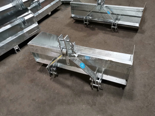 TSCPG - Hot Dip Galvanized 3 Point Tipping Trip Scoop; Farm Transport Box For Compact Tractor ;Tractor Dirt Scoop supplier