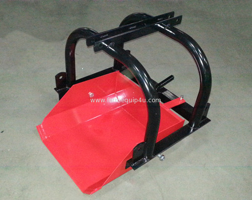 DSCP24/30 - Farm Equipment Tractor 3pt Dirt Scoop 24"And 30" Wth Manual Tipper, Tractor 3 Point Implements Trip Scoop supplier