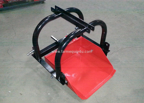 DSCP24/30 - Farm Equipment Tractor 3pt Dirt Scoop 24"And 30" Wth Manual Tipper, Tractor 3 Point Implements Trip Scoop supplier