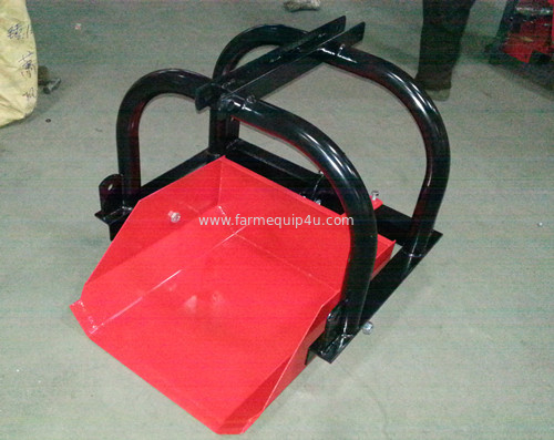DSCP24/30 - Farm Equipment Tractor 3pt Dirt Scoop 24"And 30" Wth Manual Tipper, Tractor 3 Point Implements Trip Scoop supplier