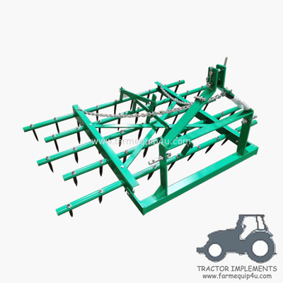 STH -  Farm Implements Tractor Three Point Spike Tooth Harrow; Farm Landscape Scarifier Rake supplier